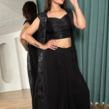 Stylish Black Indo Western Collection