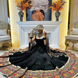 Traditional Black Anarkali Dress Collection