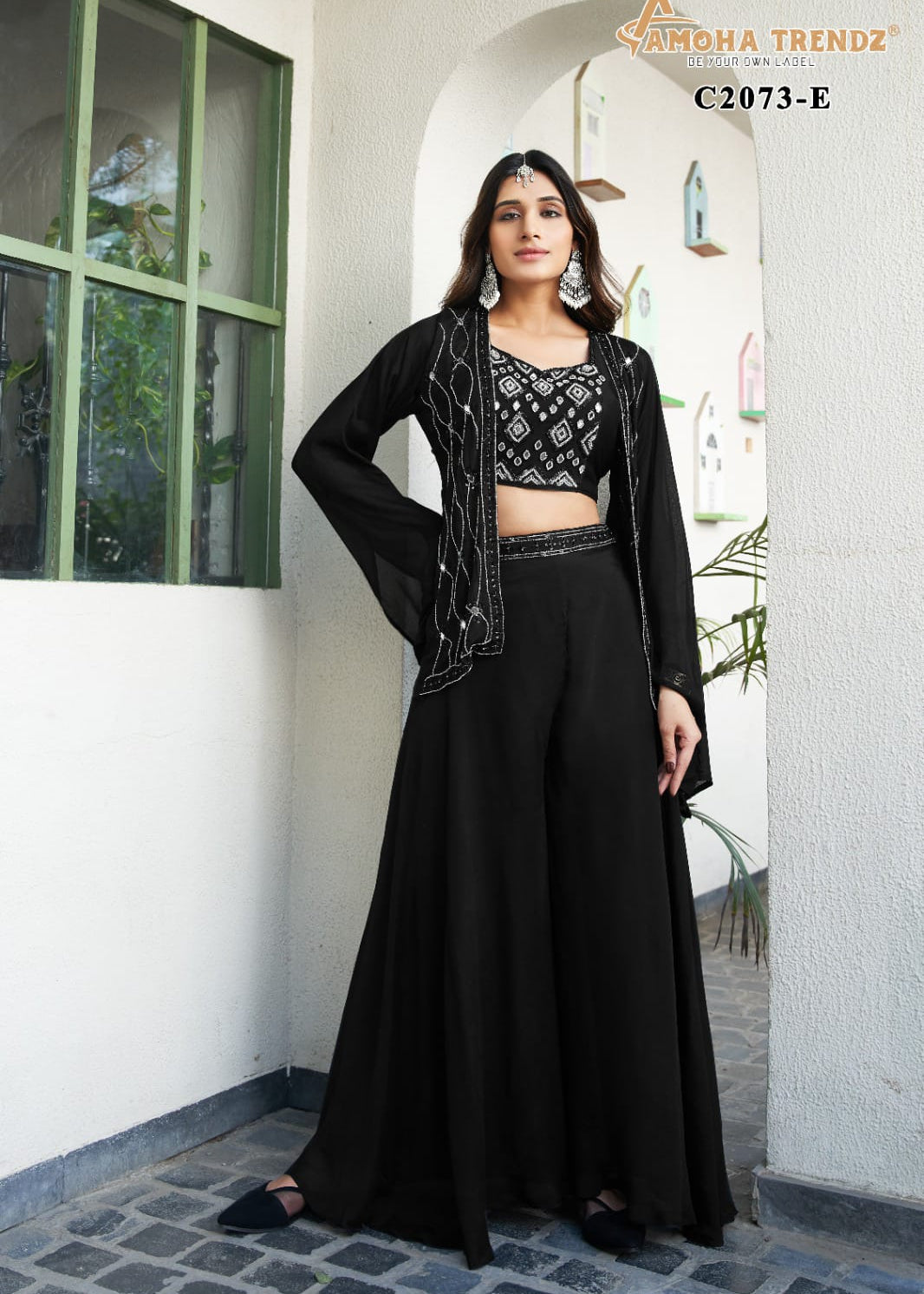 Stylish Chinon Crop Top Collection