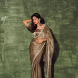 Heavy Handwork Daimond With Running Saree