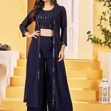 Festive Blooming Georgette Fancy Suit