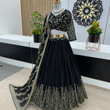 Black Beautyfull Lehenga Choli