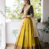 Haldi Special Gold Weaving  Saree