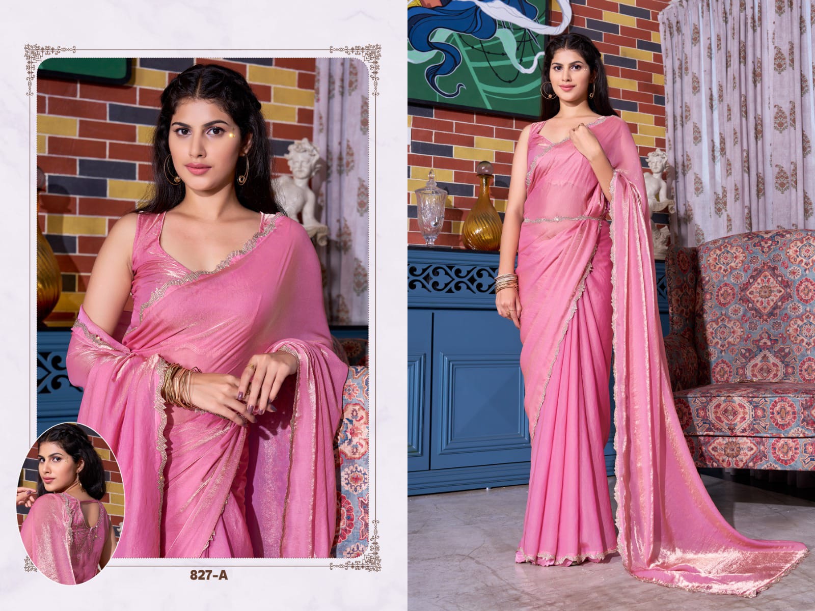 Beautyfull Satin Silk Saree Collection