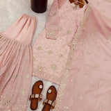 Presenting Simmer Silk Embroidered Suit