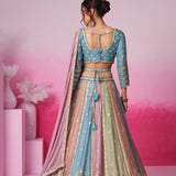 Exquisite Bridal Multi Colored Lehenga