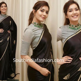 Beautiful  Pure Smooth satin Saree