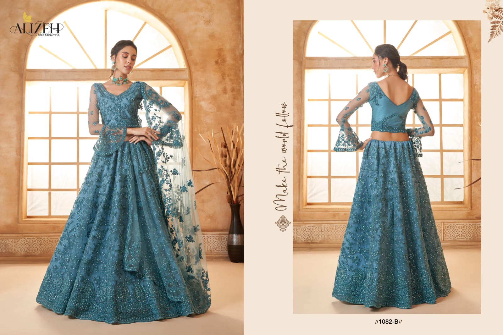 Alizeh Premium Bridal Wedding Lehenga