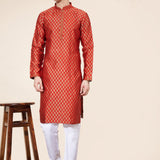 New Designs in Pintex Work Jequard Kurta Pajama