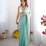 Beautiful Burberry Silk Saree