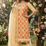 Roohaa Handwork Straight Suit