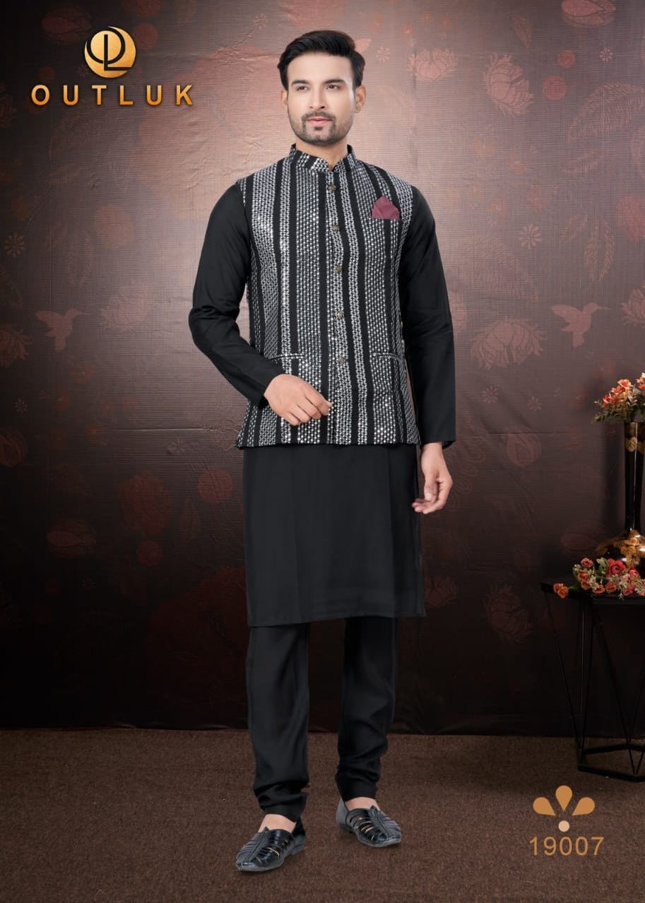 Wedding Modi Jacket Kurta Pajama