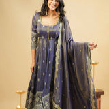 Designer Simmer Silk Top Lehenga