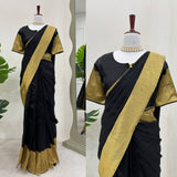 Black Kota Silk Saree Collection