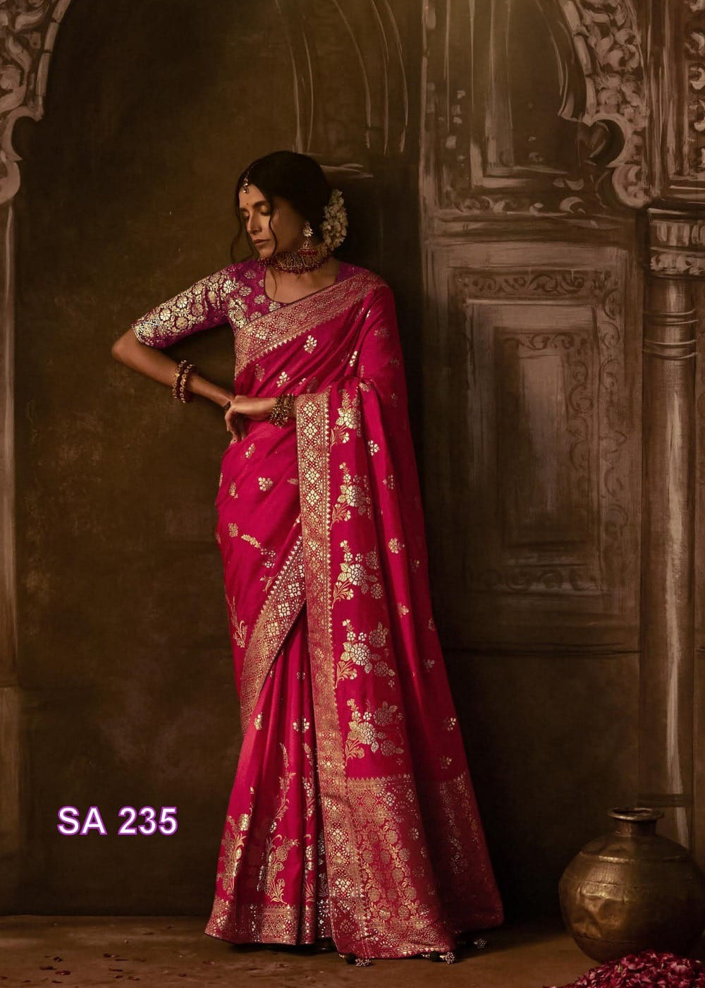 Premium Pure Dola Silk Saree