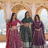 Pure Viscos Jacquard Lehenga