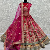 Trendy Heavy Velvet Bridal Wedding Lehenga