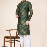 New Designs in Pintex Work Jequard Kurta Pajama