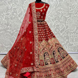 Premium Bridal Velvet Wedding Lehenga