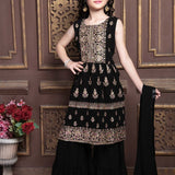 Partywear Kids Lahengha Choli Shrara collection