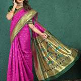 Elegance Pithani Soft SIlk Saree