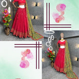 Attractive Party Wear Georgette Lehenga choli