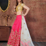 Trendy silk lahenga choli