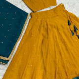 Mustard Designer Lehenga