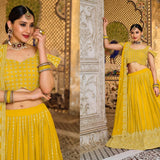 Premium  Pure Georgette Lehenga