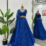 RoyalBlue Brid Lehenga Choli Collection