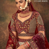 Premium  Bridal Velvet Wedding Lehenga