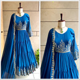 Presenting Ruffles Anarkali Gown