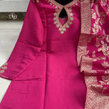 Beautyfull Heavy Chanderi Silk Suit