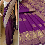 Soft Lichi Silk Saree