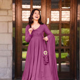 Presenting New Anarkali Faux Georgette Gown