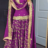 Designer Partywear Top and Lehenga