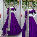 Classy Purple Lehenga Choli