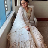 Sangeet Special Georgette Embroidered Lehenga