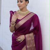 Beautifull Jacquard Weaving Saree