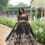 Blink Designer Rangoli Silk Lehenga