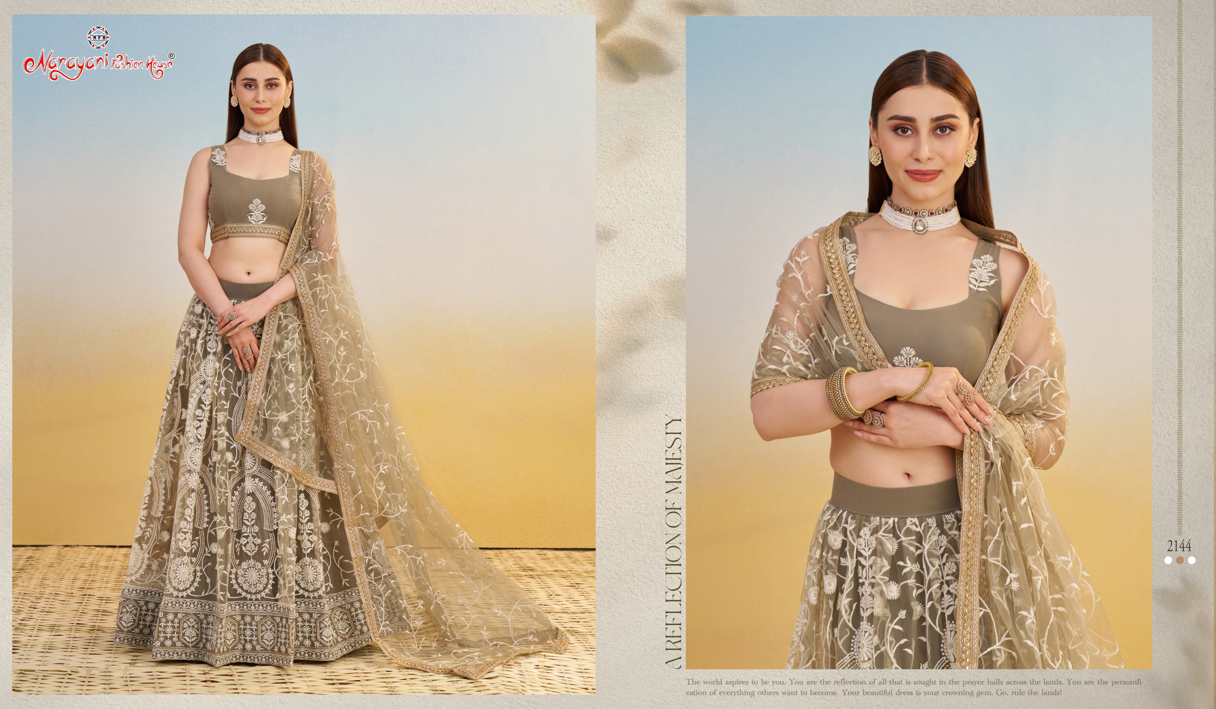 Narayani Designer Net Lehenga
