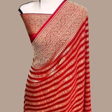 Pure Soft Khadi Georgette Silk Saree