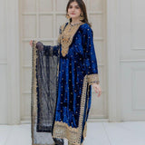 Premium Pakistani Velvet Suit Collection