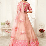Flame Wine Natural Crepe Lehenga