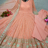 Launching New Designer Partywear Sequence Gown