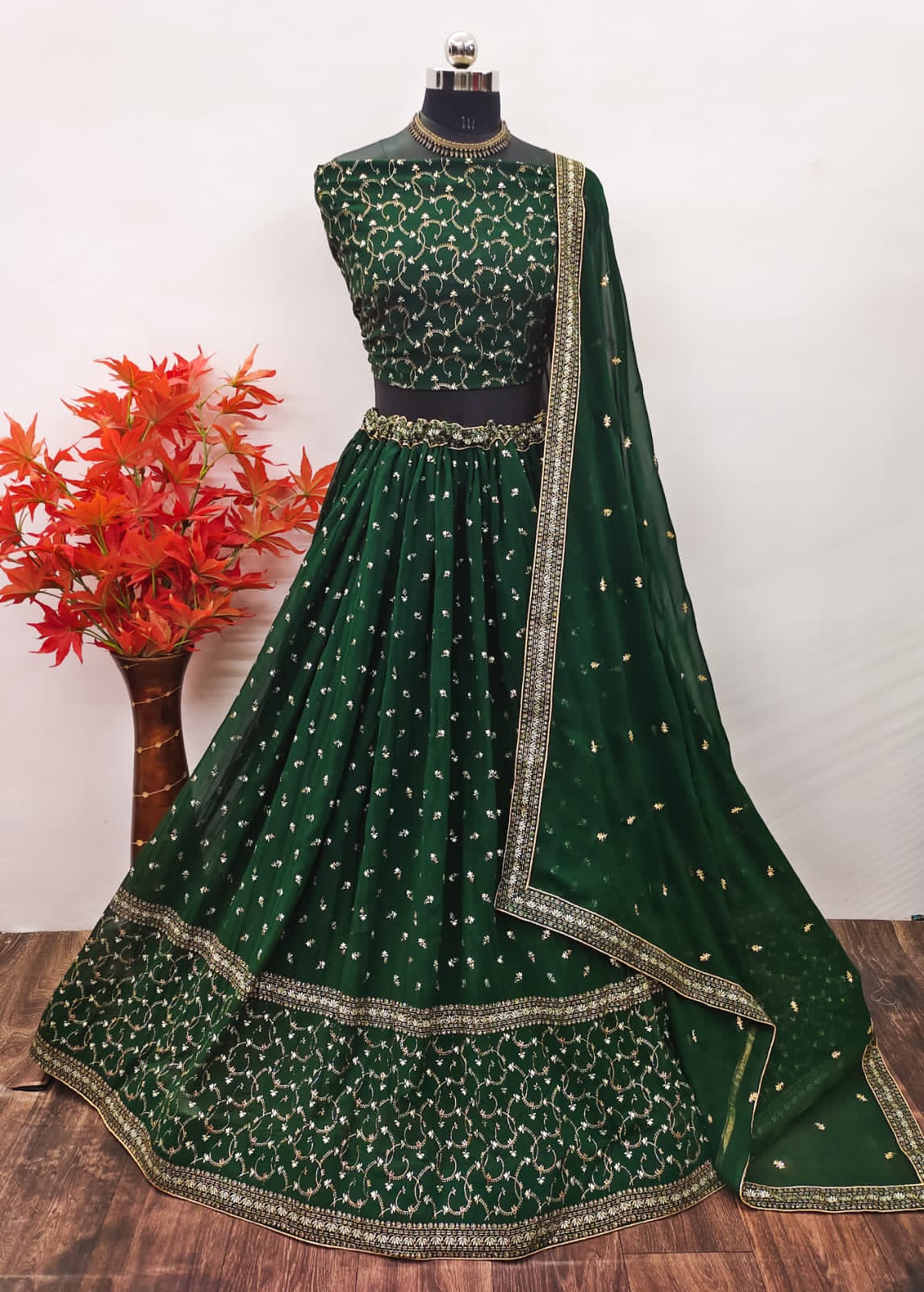 Traditional Aesthetic  Georgette Lehenga choli