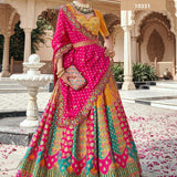 Vrindavan Premium Wedding Silk Lehenga
