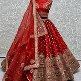 Tremendous Handwork Karigari Bridal Lehenga