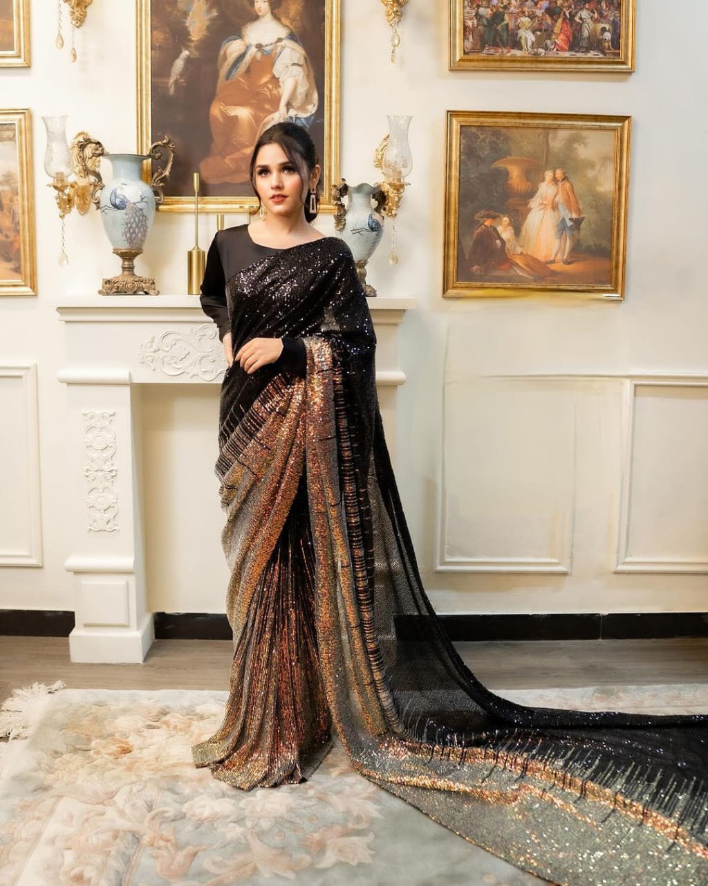 Launching mercerised cotton silk SAREE