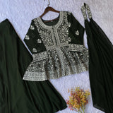 Glamour Embroidered Stylish Suit